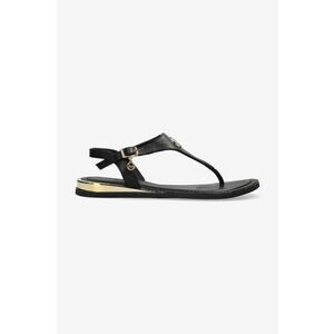Mexx sandale de piele Nyobi femei, culoarea negru, MICY1605741W imagine