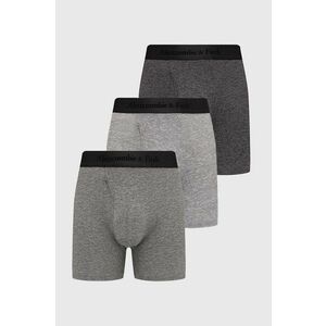 Abercrombie & Fitch boxeri 3-pack barbati, culoarea gri imagine