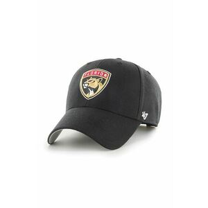 47brand șapcă NHL Florida Panthers culoarea negru, cu imprimeu H-MVP26WBV-BKC imagine