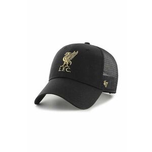 47brand sapca EPL Liverpool FC culoarea negru, cu imprimeu imagine