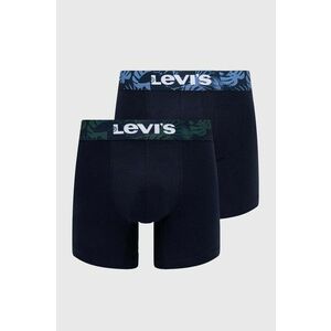 Levi's boxeri 2-pack barbati, culoarea albastru marin imagine