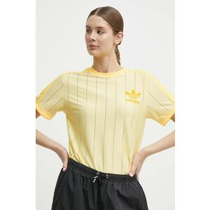 adidas Originals tricou femei, culoarea galben, IT9869 imagine