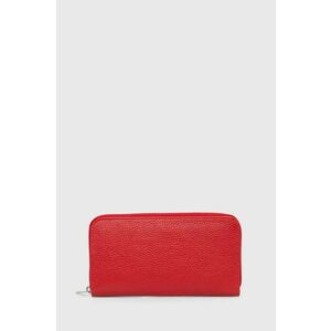 Answear Lab portofel de piele femei, culoarea rosu imagine