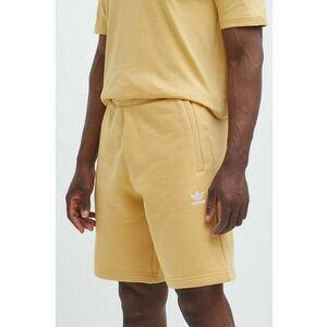 adidas Originals pantaloni scurți barbati, culoarea galben, IR7815 imagine