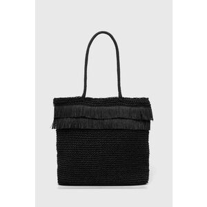 Answear Lab geanta de plaja culoarea negru imagine