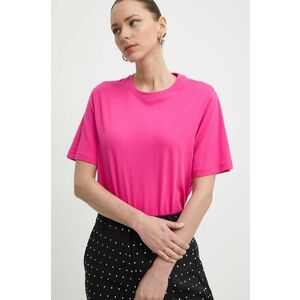 Silvian Heach tricou din bumbac femei, culoarea roz imagine