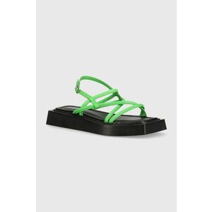 Vagabond Shoemakers sandale de piele EVY femei, culoarea verde, 5336-101-55 imagine