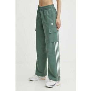 adidas Originals pantaloni de trening culoarea verde, cu imprimeu, IZ0716 imagine