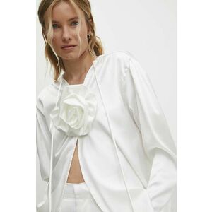 Answear Lab camasa femei, culoarea alb, relaxed imagine