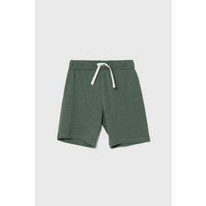 United Colors of Benetton pantaloni scurți din bumbac pentru copii culoarea gri, talie reglabila imagine