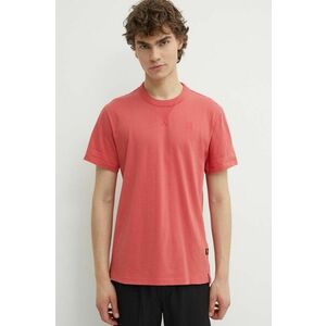 G-Star Raw tricou din bumbac barbati, culoarea rosu, neted imagine