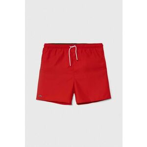 Lacoste pantaloni scurti de baie culoarea rosu imagine