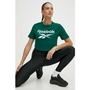 Reebok tricou din bumbac Identity femei, culoarea verde, 100076000 imagine