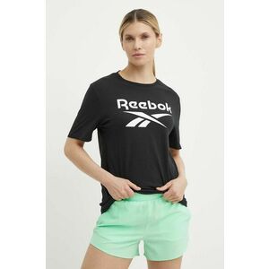 Reebok tricou din bumbac Identity femei, culoarea negru, 100034774 imagine