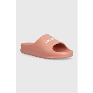 Lacoste papuci Serve Slide 2.0 femei, culoarea roz, 47CFA0020 imagine