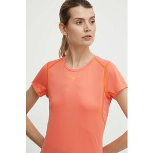 Mizuno tricou de alergare DryAeroFlow culoarea portocaliu, J2GAB204 imagine