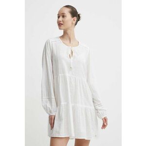 Superdry rochie culoarea alb, mini, evazati imagine