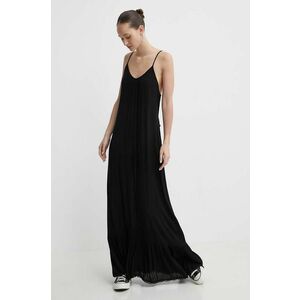 Superdry rochie culoarea negru, maxi, evazati imagine