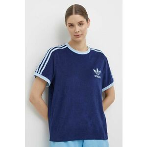 adidas Originals tricou femei, culoarea albastru marin, IR7465 imagine