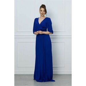 Rochie lunga eleganta, de culoare albastra imagine