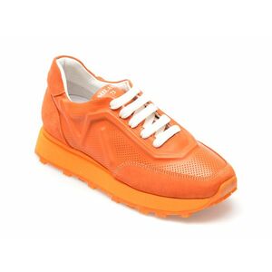 Pantofi GOLD DEER portocalii, 1187032, din piele naturala imagine
