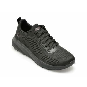 Pantofi sport SKECHERS negri, BOBS SQUAD CHAOS, din material textil imagine