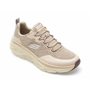 Pantofi sport SKECHERS gri, D LUX WALKER 2.0, din material textil imagine