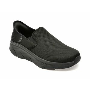Pantofi sport SKECHERS negri, D LUX WALKER 2.0, din material textil imagine
