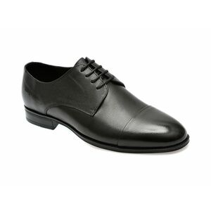Pantofi eleganti OTTER negri, 1212, din piele naturala imagine