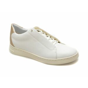 Pantofi casual GEOX albi, D451BA, din piele naturala imagine
