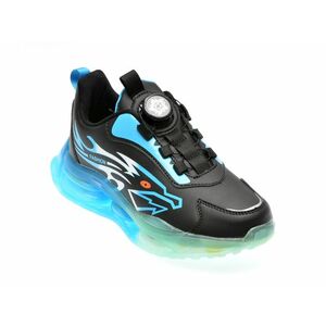 Pantofi sport DEERWAY negri, 20205, din piele ecologica imagine