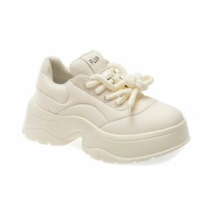 Pantofi casual FLAVIA PASSINI albi, 2130, din piele naturala imagine