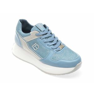 Pantofi sport LAURA BIAGIOTTI albastri, 8412, din piele ecologica imagine