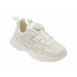 Pantofi sport DEERWAY albi, 2313, din material textil si piele ecologica imagine