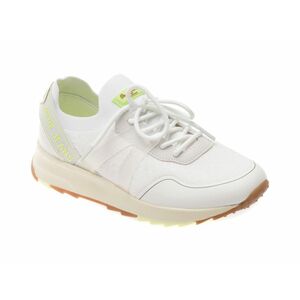 Pantofi sport PEPE JEANS albi, LS60001, din material textil imagine