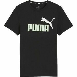 Puma ESS + 2 COL LOGO TEE Tricou de băieți, negru, mărime imagine