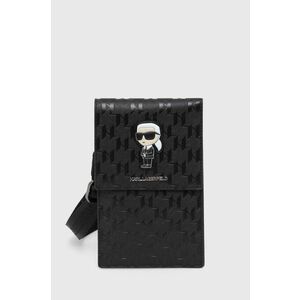 Karl Lagerfeld carcasa de telefon culoarea negru imagine