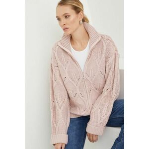 Answear Lab cardigan de lana culoarea roz imagine