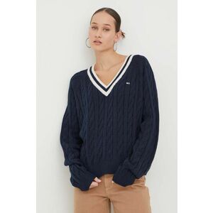 Tommy Jeans pulover femei, culoarea bleumarin, light DW0DW17498 imagine