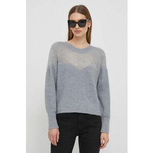 Pepe Jeans pulover din amestec de lana FEMKE femei, culoarea gri, călduros imagine