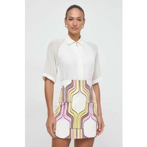 Marella bluză femei, culoarea bej, uni 2413110000000 imagine