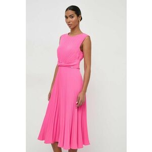Nissa rochie culoarea roz, midi, evazați RZ14841 imagine
