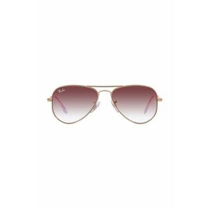 Ray-Ban ochelari de soare copii Junior Aviator culoarea roz, 0RJ9506S imagine