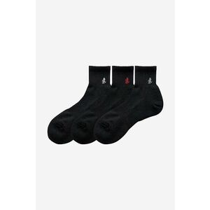 Gramicci șosete 3-pack Basic Short Socks bărbați, culoarea negru SX.M03-black imagine
