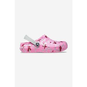 Crocs papuci Disco Dance Party 208085 culoarea roz 208085.TAFFY-Pink imagine