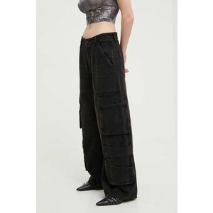 Diesel jeans D-SIRE-CARGO-D femei, culoarea negru, A13317.0KIAG imagine
