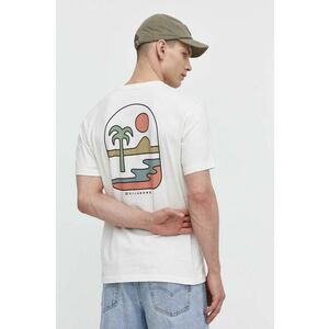 Billabong tricou din bumbac Adventure Division barbati, culoarea bej, cu imprimeu, ABYZT02302 imagine