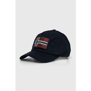Napapijri șapcă de baseball din bumbac Falis 2 culoarea albastru marin, cu imprimeu, NP0A4HNA1761 imagine