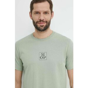Marc O'Polo tricou din bumbac barbati, culoarea verde, cu imprimeu, 423201251070 imagine