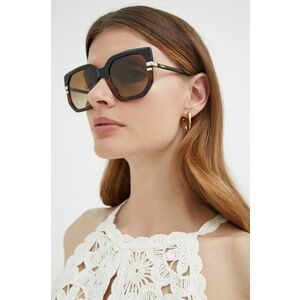 Chloé ochelari de soare femei, culoarea maro, CH0240S imagine